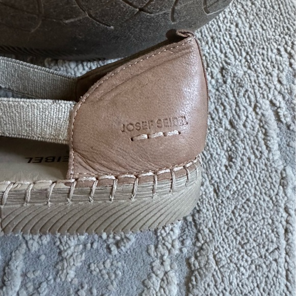 Josef Seibel Sofie 44 Slip On Shoe leather taupe brown flats 40 / 9 / 9.5 - Picture 12 of 14